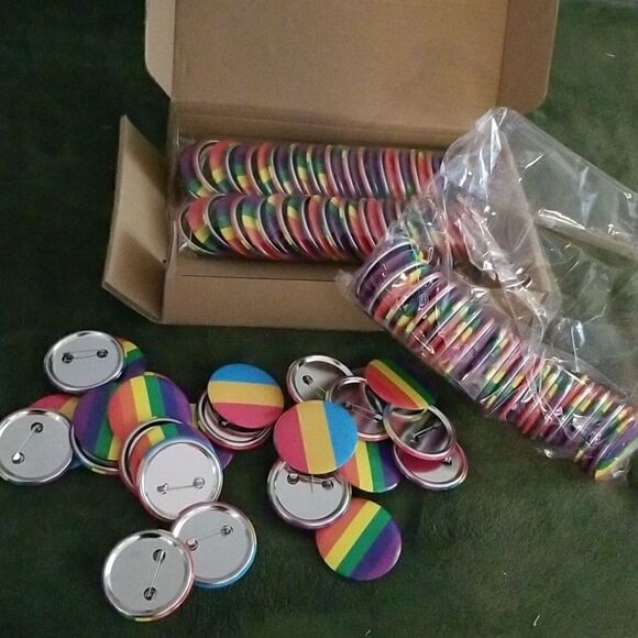 110 pc Scarf for Color Brooches Lapel Metal Round Clothes Diversity Patt - Picture 10 of 13